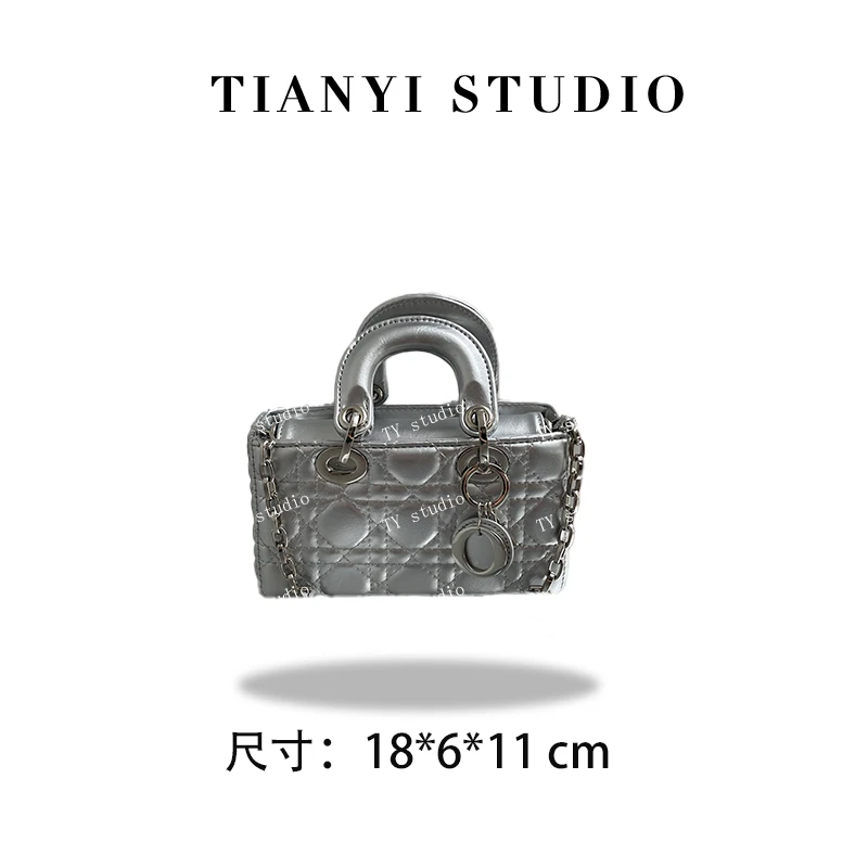 【TY】SK-82329-2-银色 轻奢高级韩版单肩潮流时尚简约女包