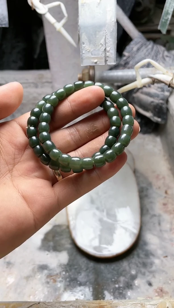 手串未镶嵌和田玉【手艺人729】01 gx多样性发其一