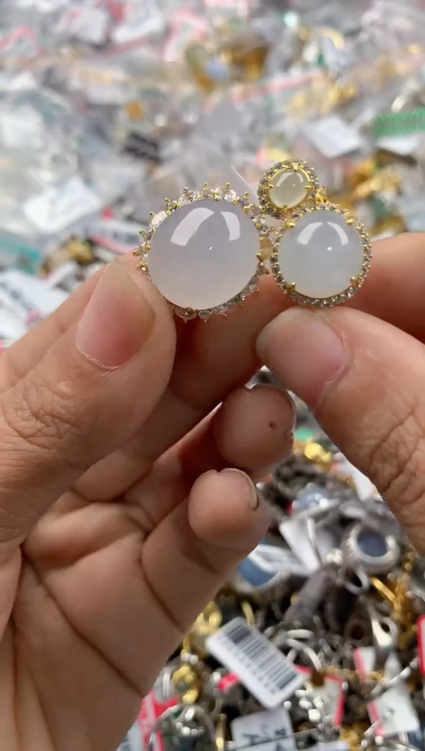 银S925镶嵌戒指翡翠333               4