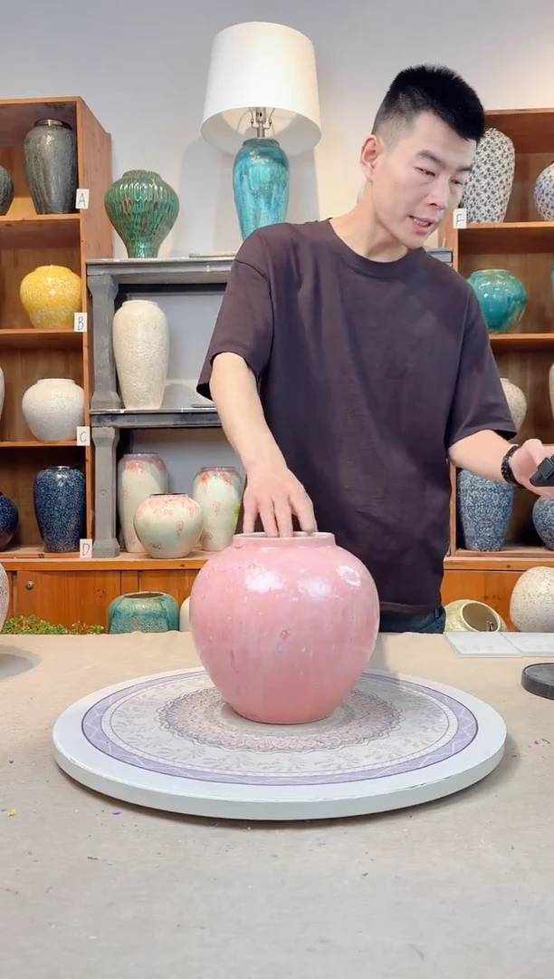 瓶孤品 瑕疵陶瓷花瓶  a550