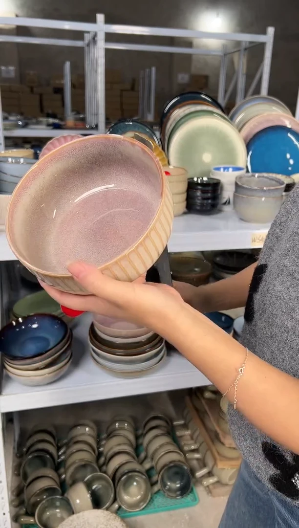 陶瓷外贸尾货瑕疵满20包邮重瑕特价孤品清仓X面碗