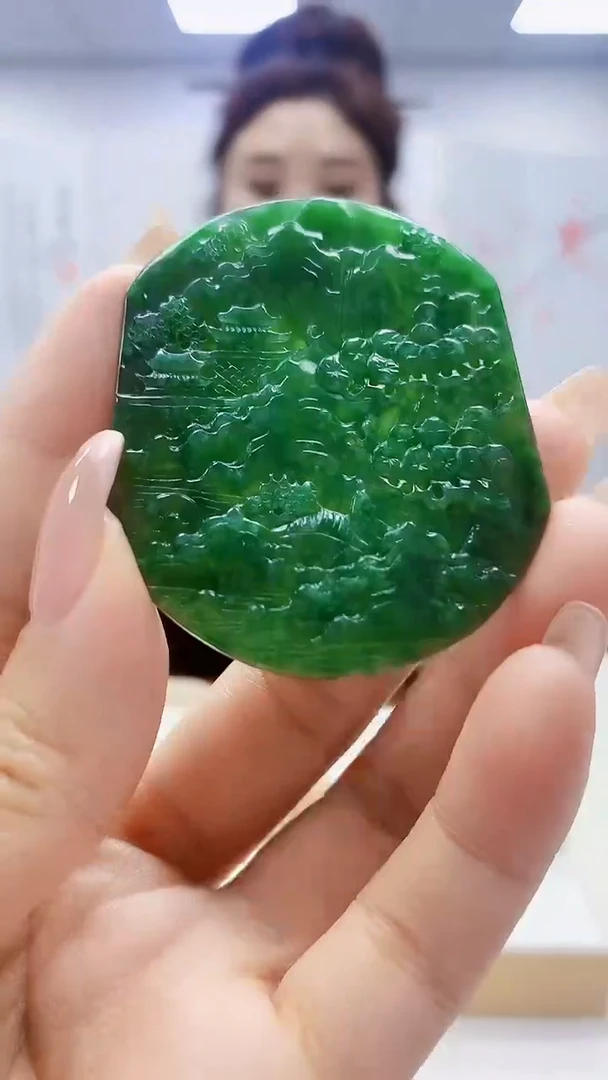 未镶嵌定制翡翠4829ty-毛货挂件37