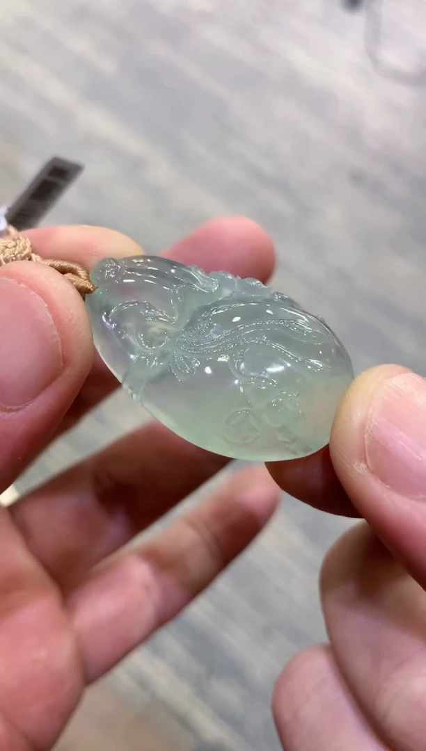 颈饰未镶嵌翡翠天然A货翡翠