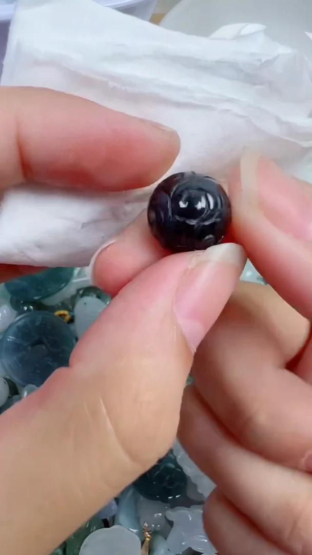 散珠翡翠247号链接，A货翡翠