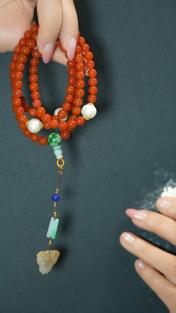 【闪购商品】南红玛瑙项链未镶嵌支持48小时鉴赏