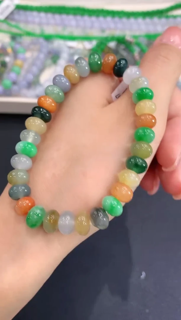 未镶嵌手串翡翠w121