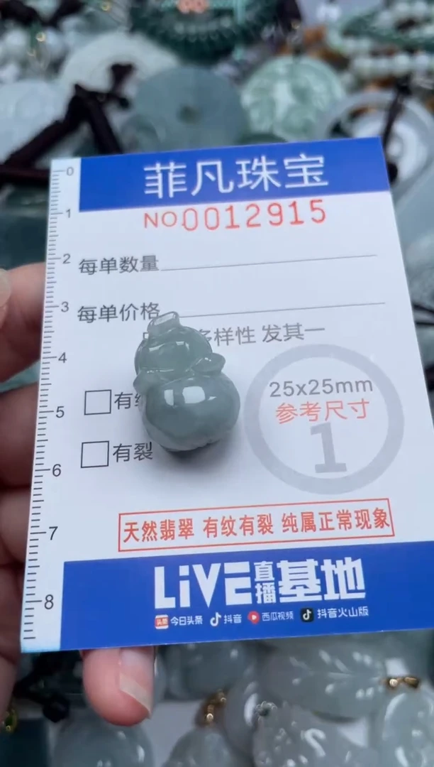 颈饰未镶嵌翡翠12915