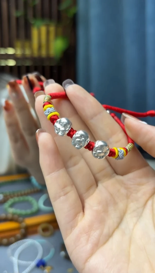 未镶嵌手绳玛瑙/玉髓玛瑙三不手绳GW