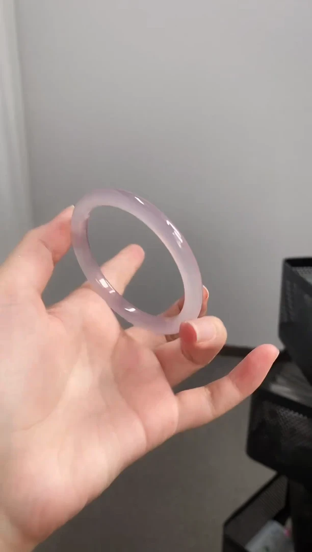 手镯玛瑙/玉髓未镶嵌56-57紫霞