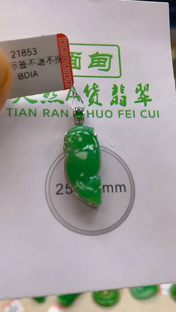 颈饰18K金镶嵌翡翠新号开播 全场乱卖