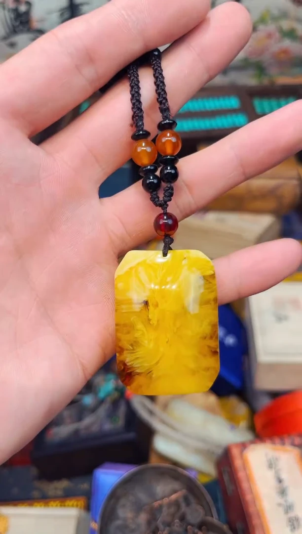 未镶嵌蜜蜡裸石A瑞哥专属高端精品28