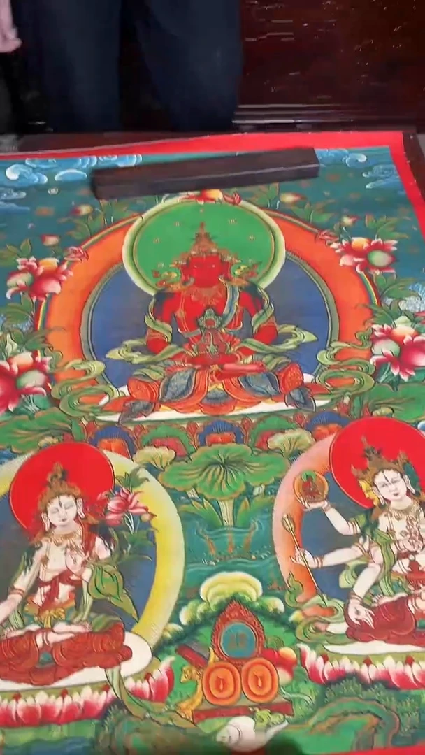 卷轴画手绘唐卡016