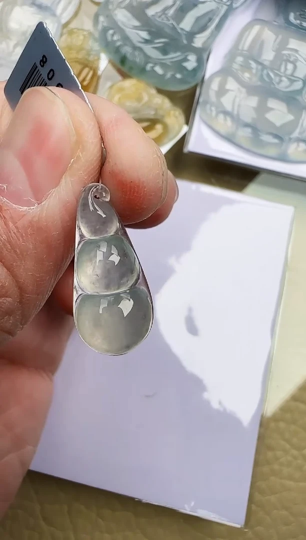 颈饰未镶嵌翡翠缅甸翡翠a货