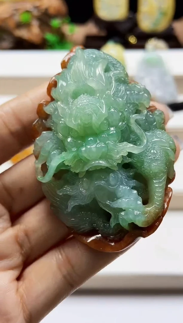 颈饰未镶嵌翡翠翡翠A货