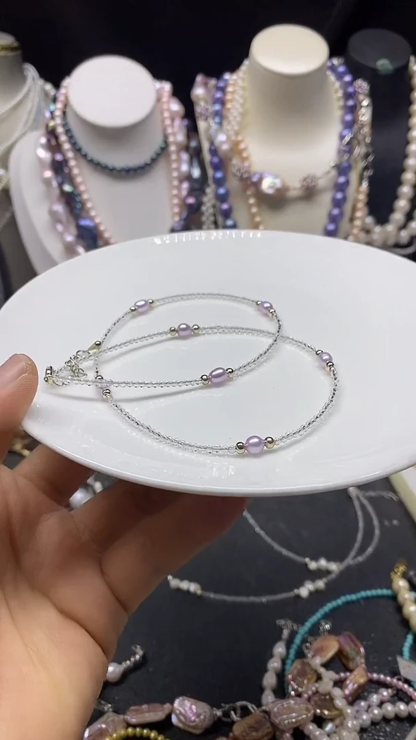 颈饰未镶嵌淡水珍珠多人