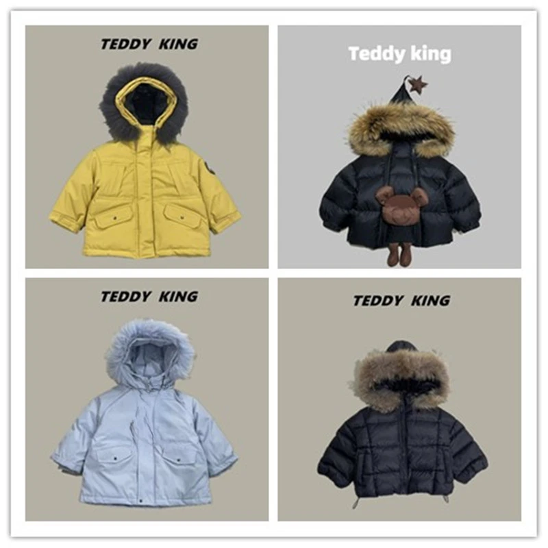 F 童装 中小童童装 男女童集合羽绒服链接衣服