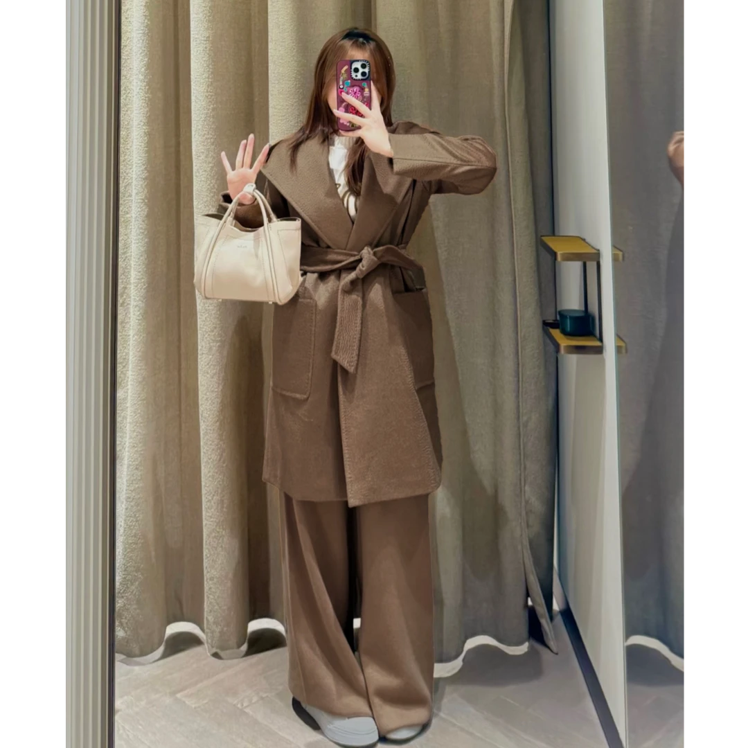 未使用 MaxMara 现货 新款羊驼毛混纺大衣 DY0196