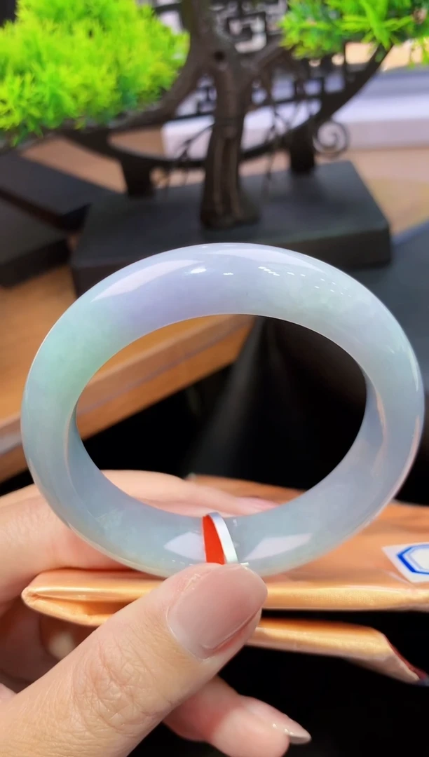 未镶嵌手镯翡翠-f06天然缅甸A货翡翠53.6正圈