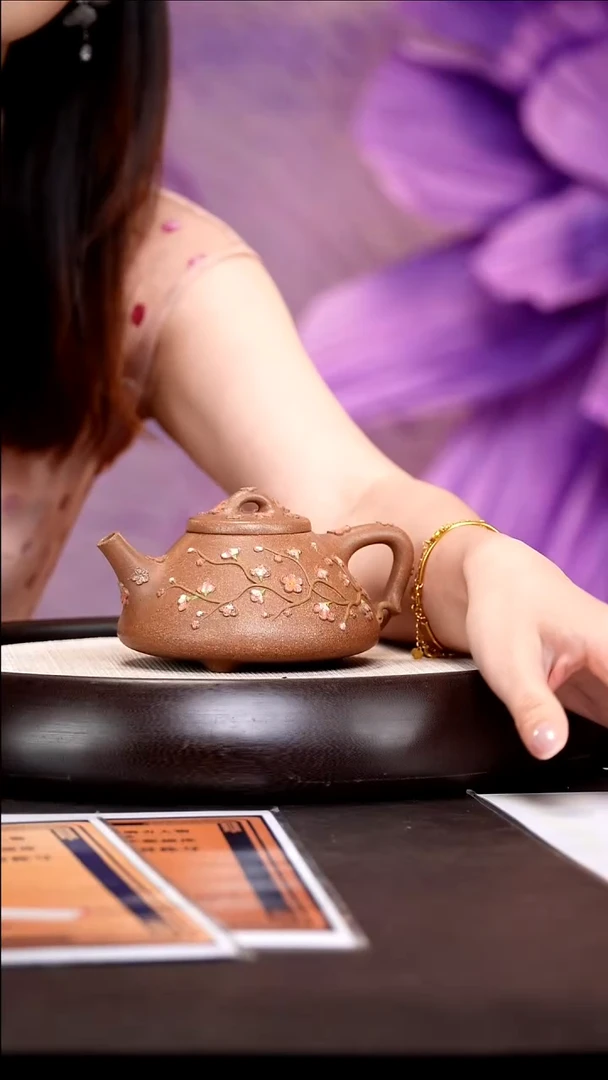 茶壶紫砂XY54子冶石瓢老段泥280cc