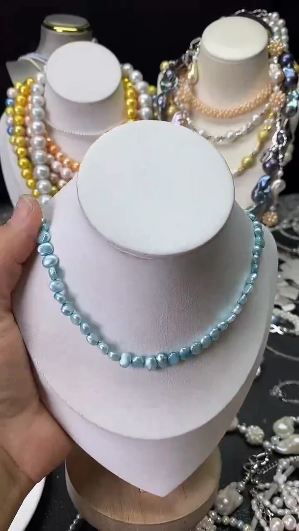 颈饰未镶嵌淡水珍珠多人