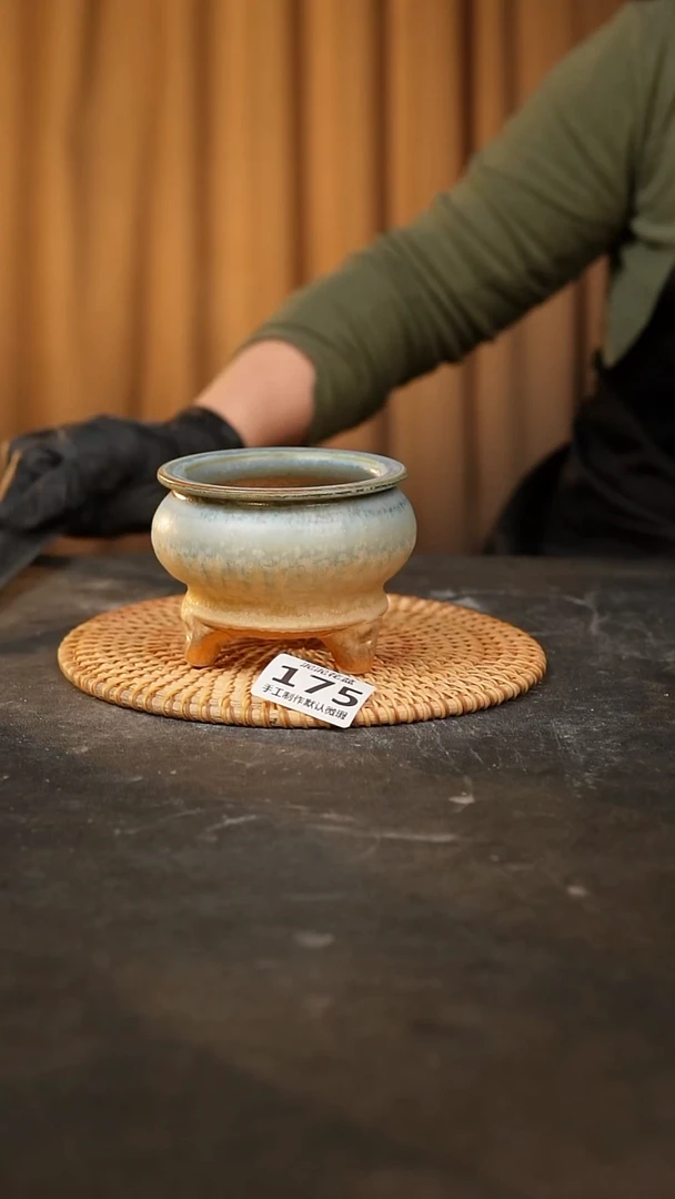 【闪购商品】瓷片泥泥陶瓷花盆