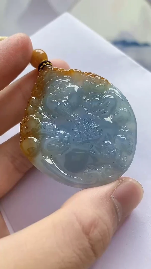 未镶嵌定制翡翠4898bb-毛货挂件65
