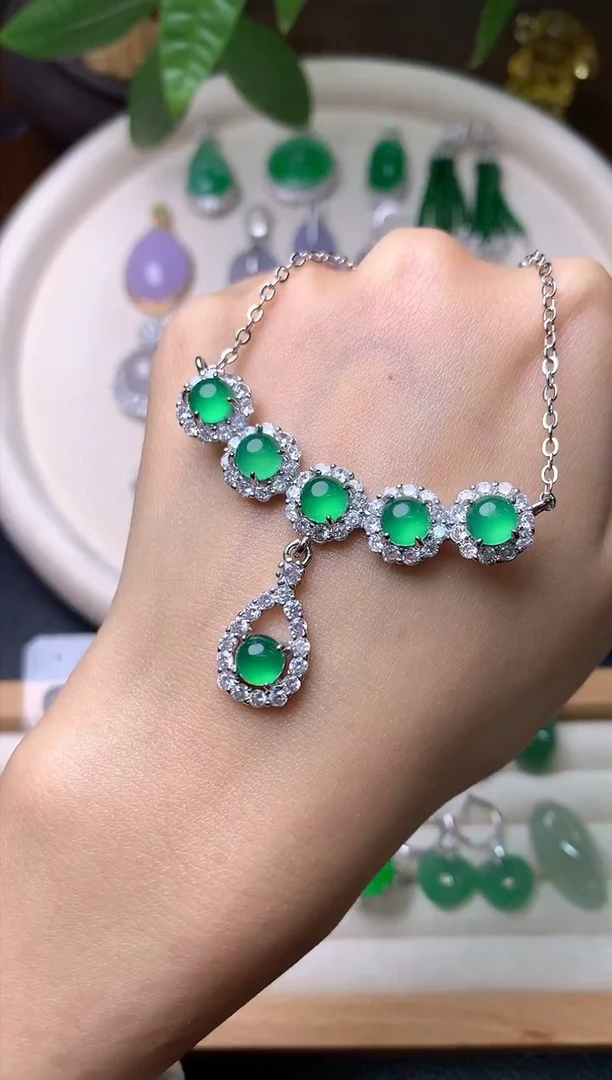 【闪购商品】玛瑙/玉髓项链合金项链