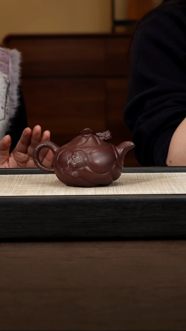 茶壶紫砂【P043】鱼化龙  220c DXY
