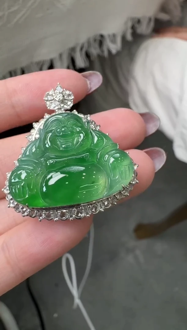 颈饰未镶嵌翡翠恋****2翡翠吊坠