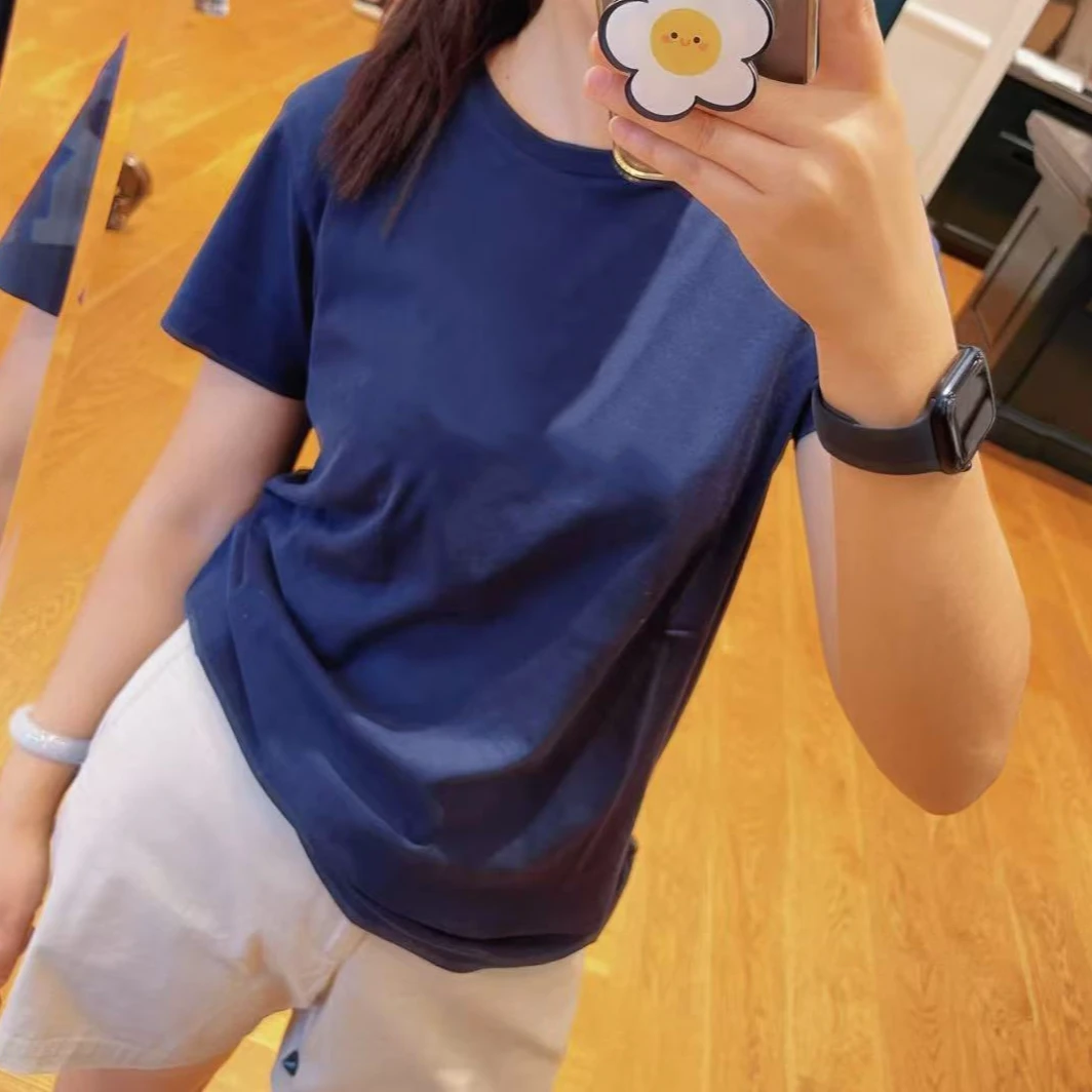 宝丫轻奢  情侣款男女RL潮流休闲宽松短袖T恤上衣K2471