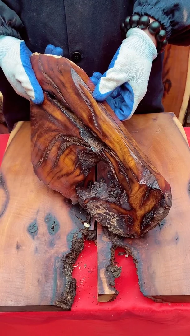 枣木【1】号原木段，尺寸随型