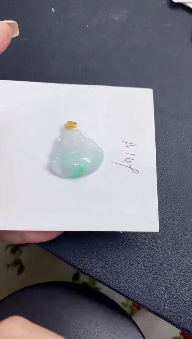 颈饰未镶嵌翡翠缅甸天然翡翠A货