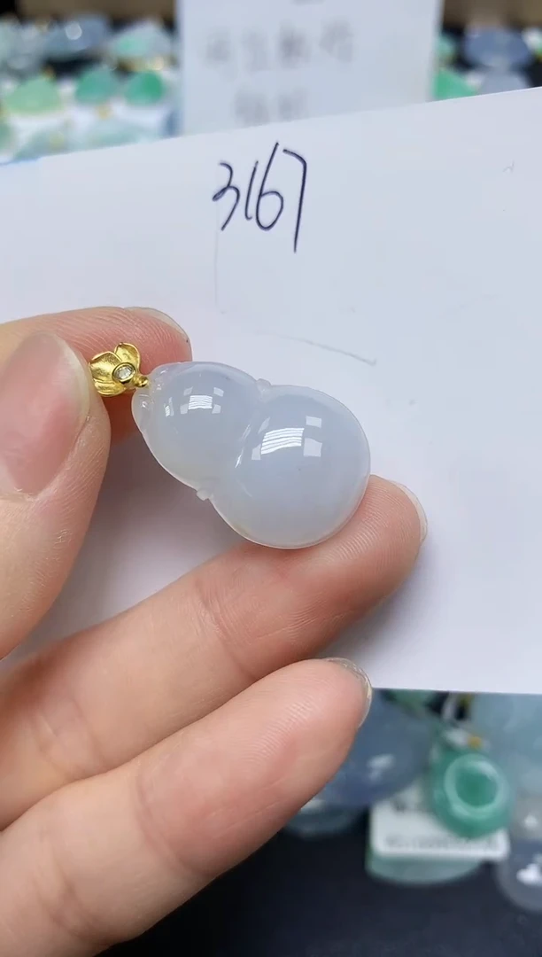 翡翠未镶嵌颈饰 天然缅甸翡翠A货