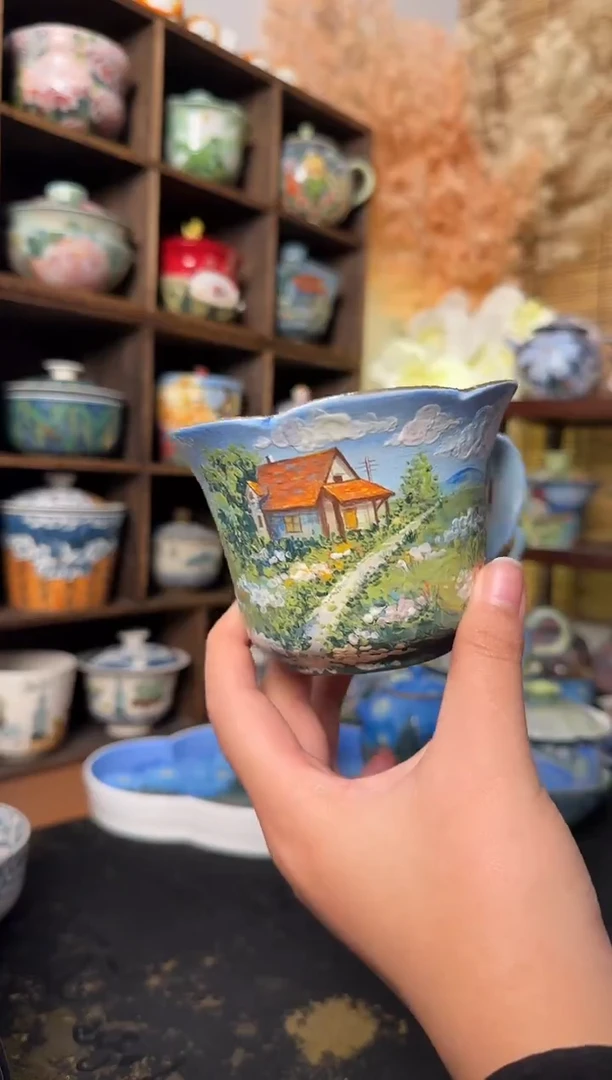 石一草原风景马克杯