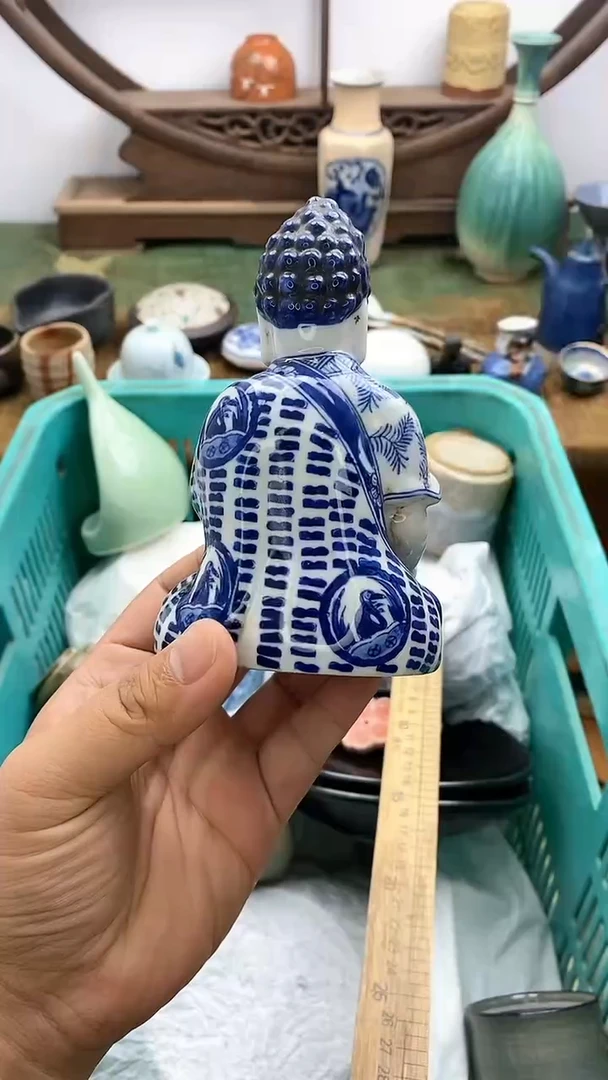 瓷片淡**静回流瓷器 默认微瑕 满28包邮