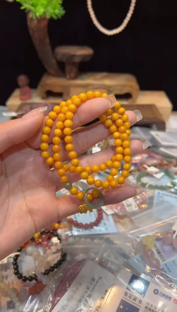 【闪购商品】琥珀手饰未镶嵌手饰@@E3649