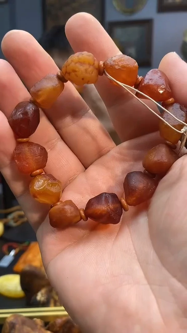 手串琥珀未镶嵌手串