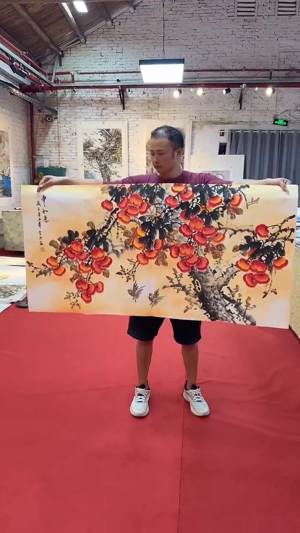 国画国画字画小姐姐真好看