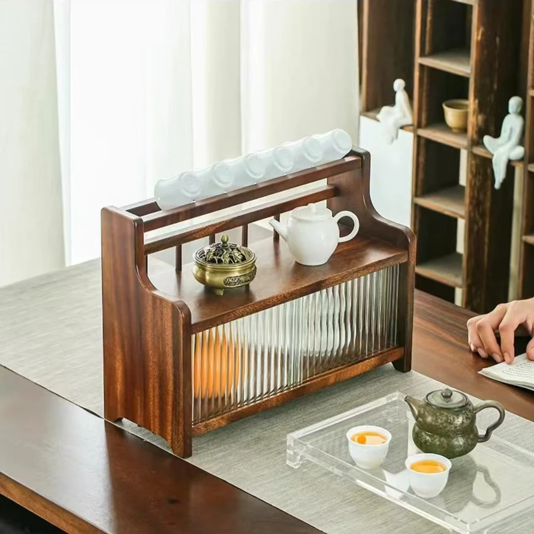 南美胡桃木长虹沥水柜40*15.5*28.5cm  hp163中式家用简约北欧