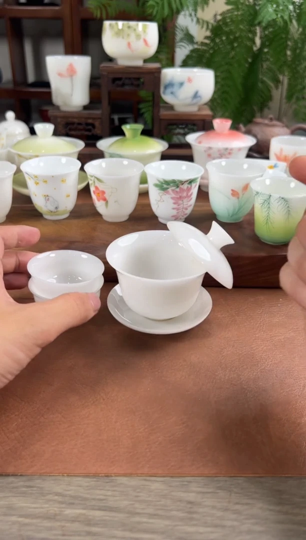 杯子高岭瓷土茶具单品上新