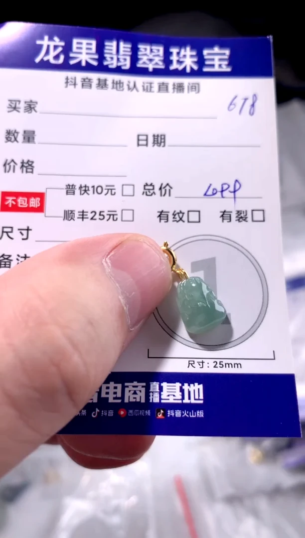 颈饰未镶嵌翡翠貔貅678