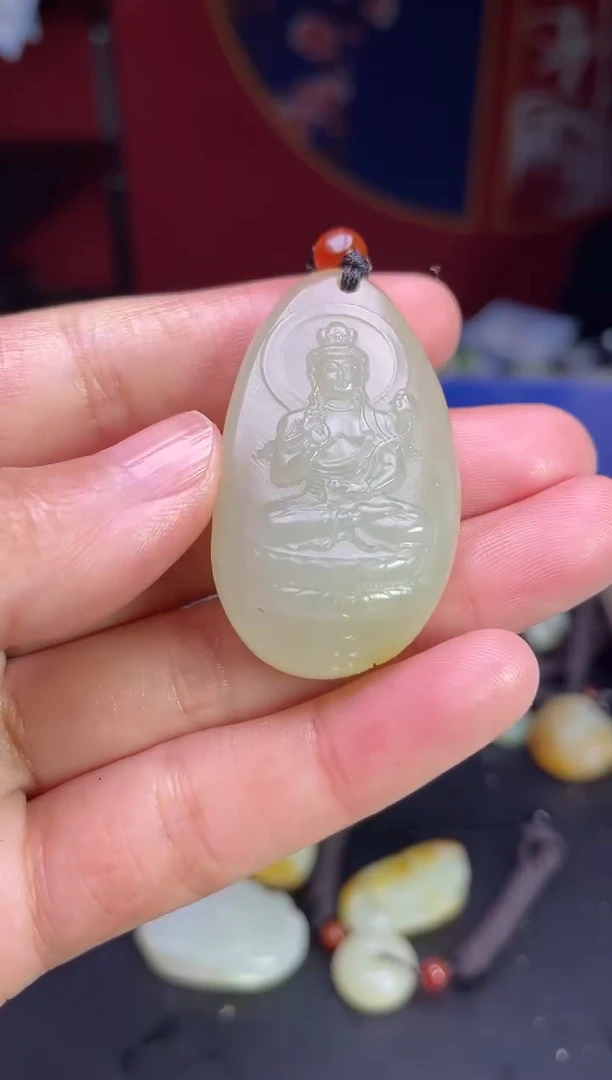 颈饰未镶嵌和田玉123