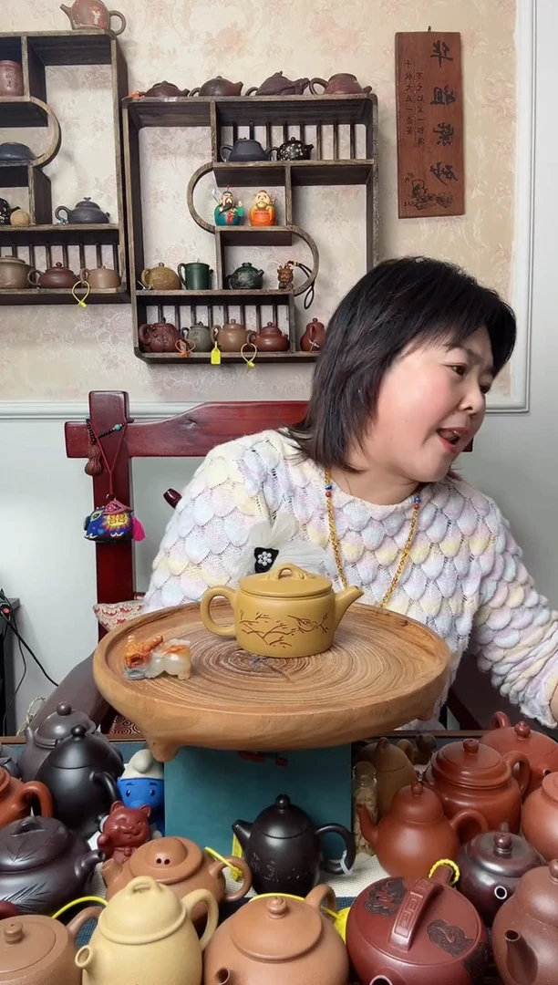 【闪购商品】紫砂茶壶段泥小鸟汉瓦220CC