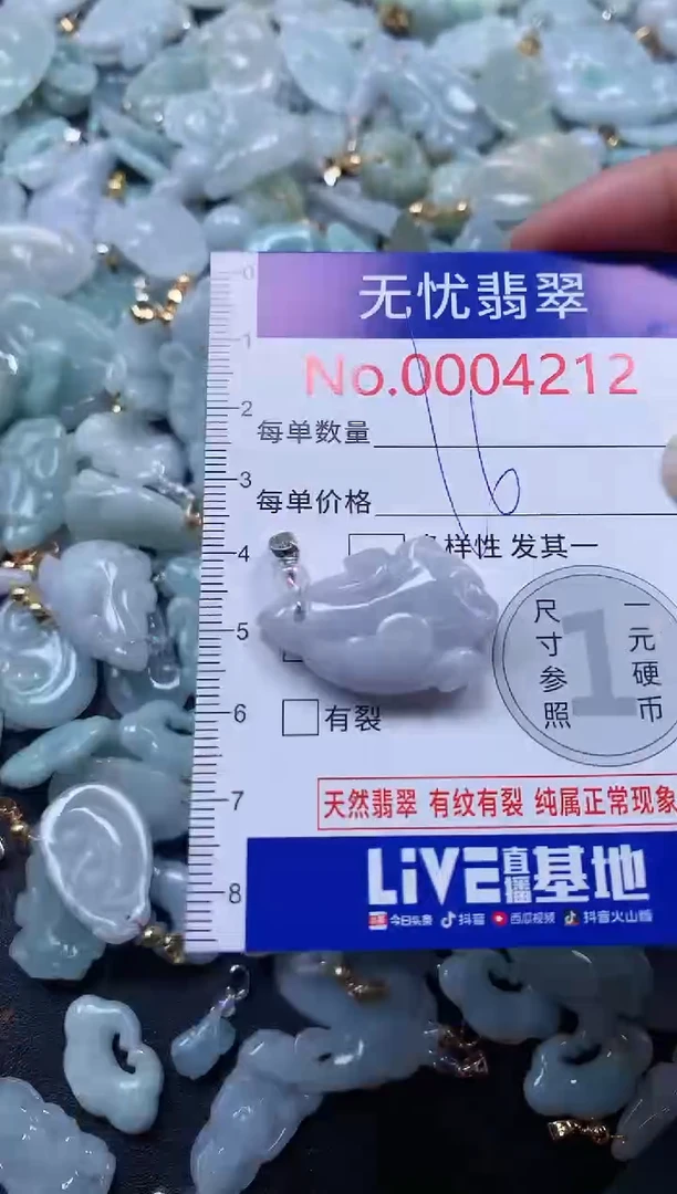 颈饰未镶嵌翡翠4212