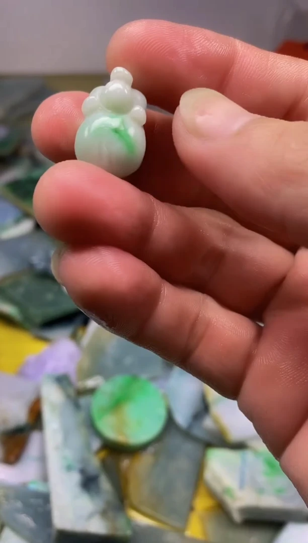 散珠翡翠天然缅甸翡翠A货6