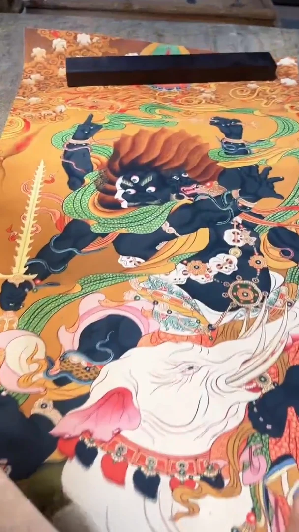 卷轴画卷轴画卷轴画玖忆唐卡TK31
