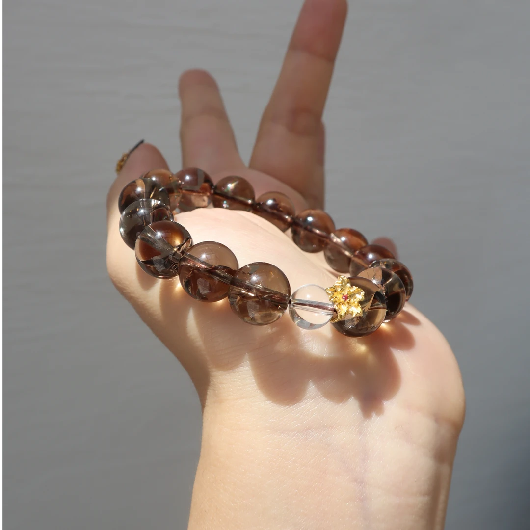 知晓【轩轩珠宝】925银 水晶手串