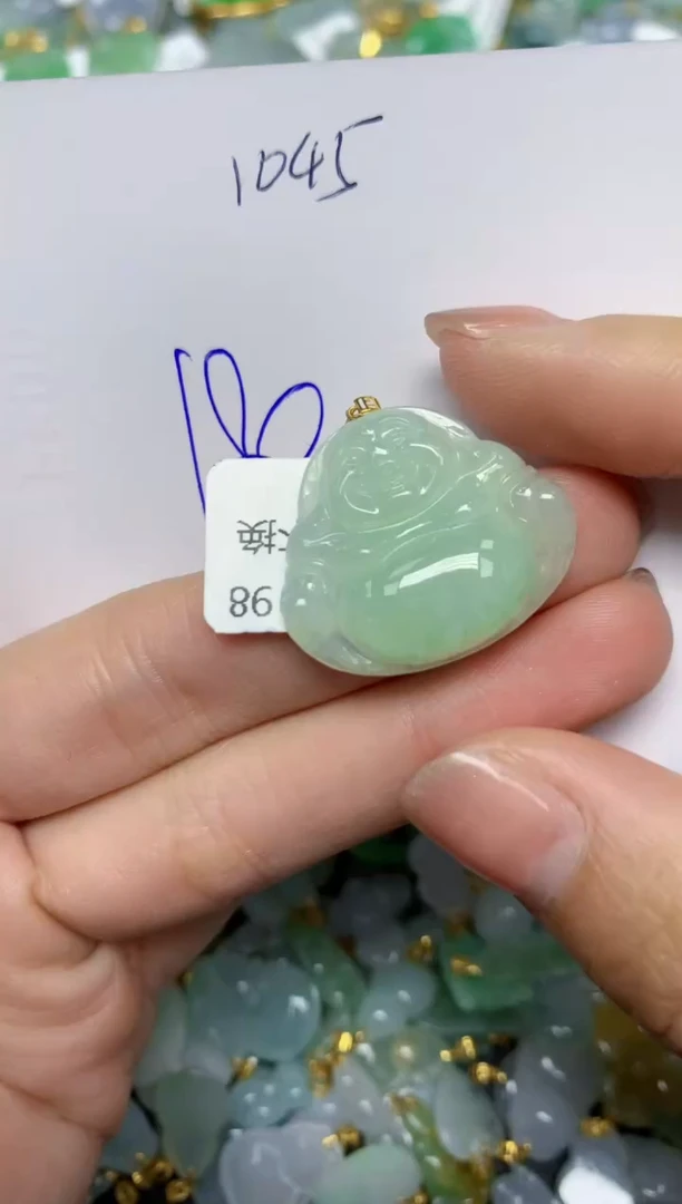 【闪购商品】翡翠颈饰18K金镶嵌 天然翡翠A货