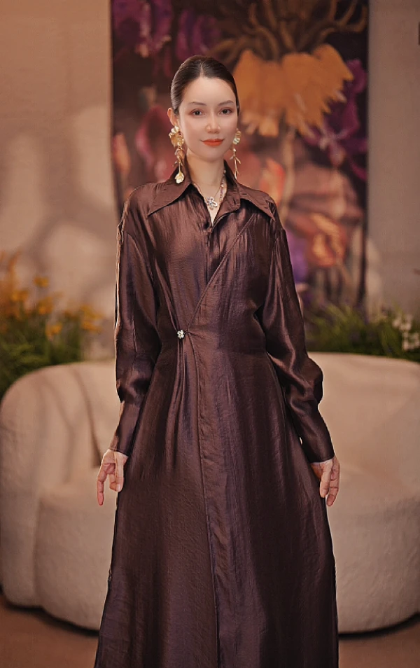 【公主高定】咖色衬衣裙5105506