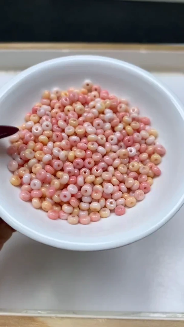 未镶嵌散珠玛瑙/玉髓E920  黄 粉 算盘2*4mm100个8元